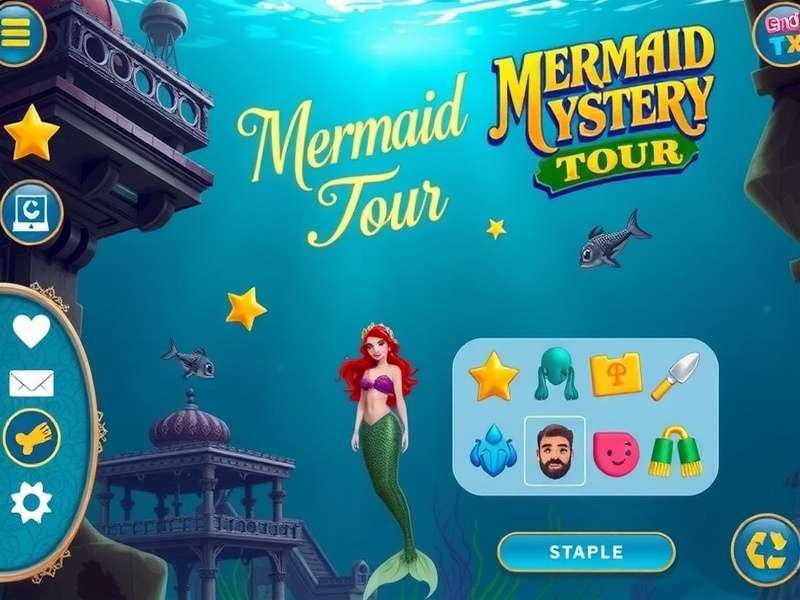 Mermaid Mystery Tour character customization options